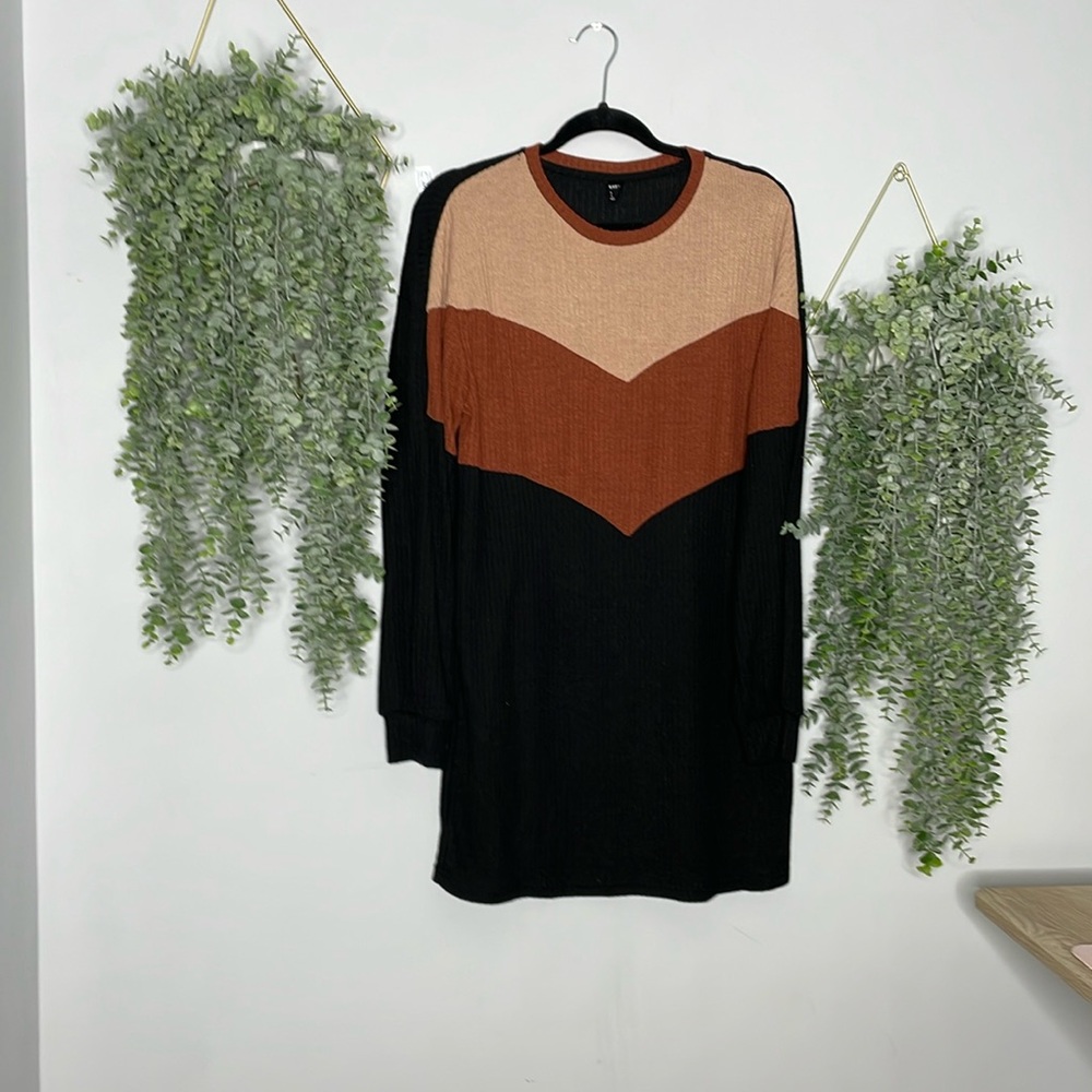 Brown & Black dress
